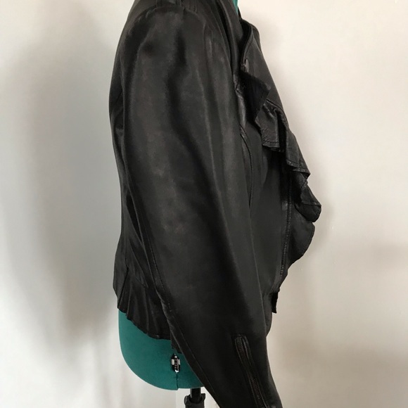 William Rast Leather Jacket - Picture 3 of 5